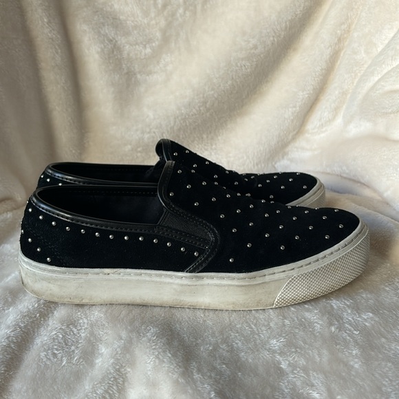 Coach Cameron Suede Studded Slip On Sneakers Size 7 - Picture 4 of 8